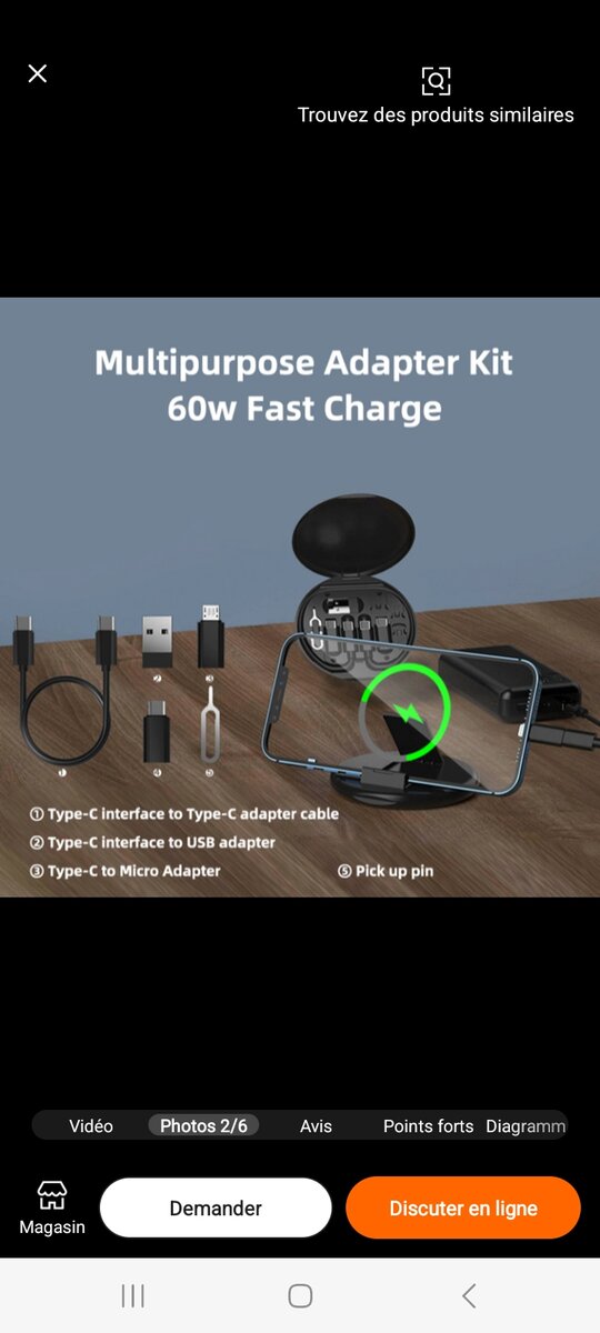 Kit Adaptateur USB-C Multifonction 60W