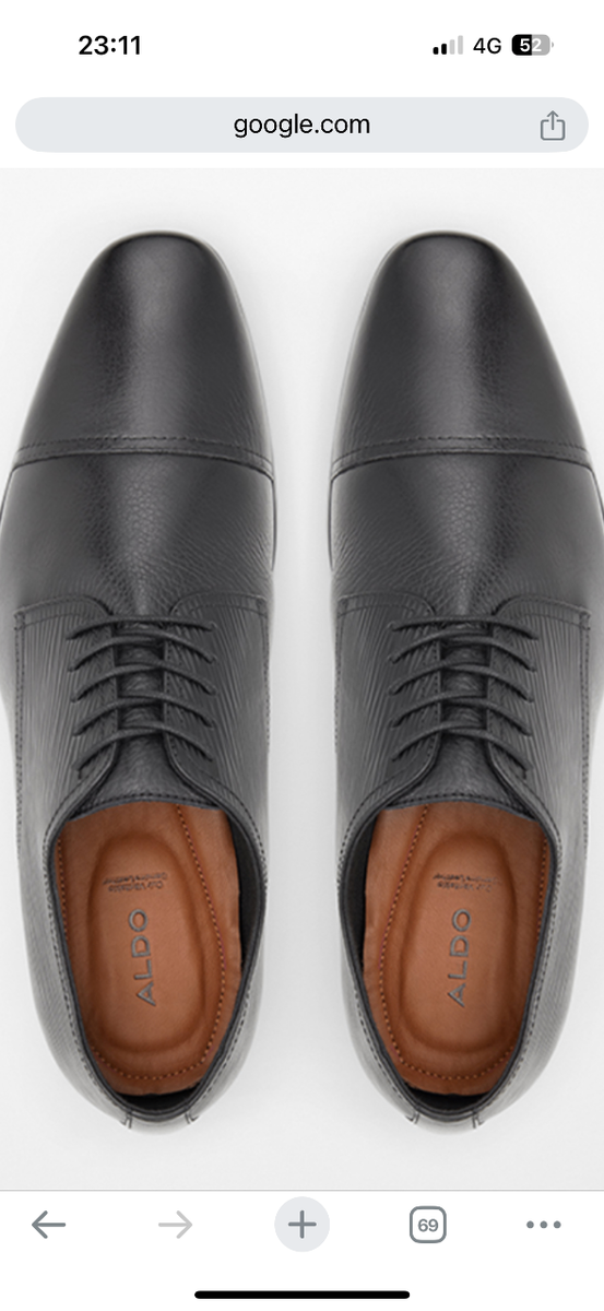 Chaussures habillées en cuir noir