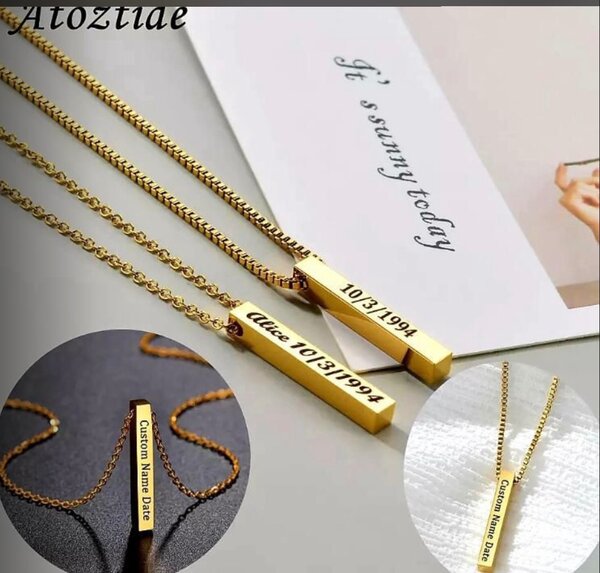 Customized stainless steel necklace