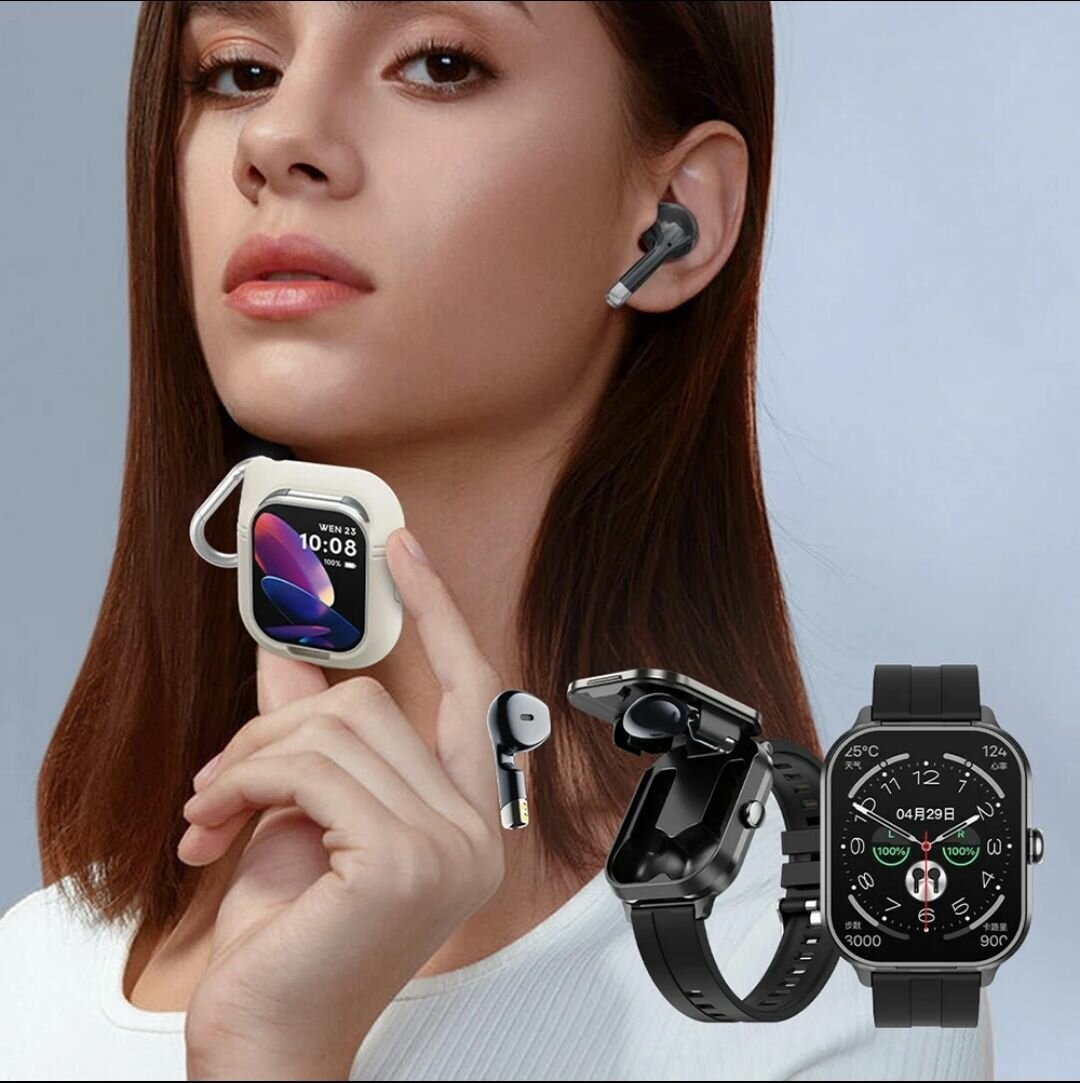 Montre Connectée avec Écouteurs