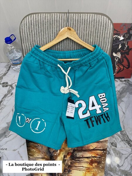 Shorts de sport bleu vif