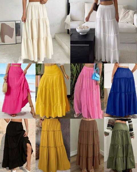 Jupe longue bohème élégante