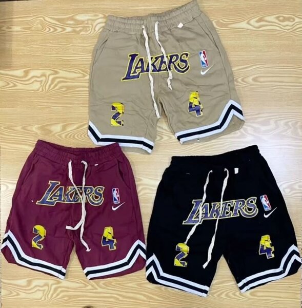Shorts Lakers Style