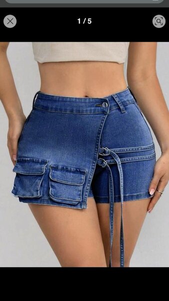 Short en jean avec poches
