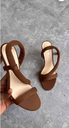 Anna Brown Foamy Strap Midlength