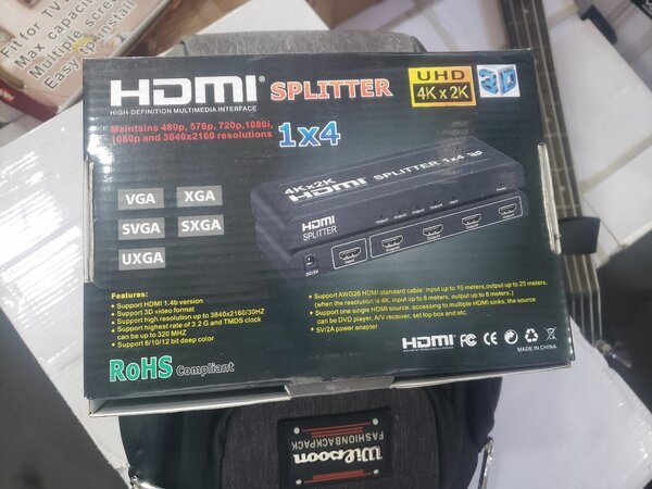 4K HDMI Splitter 1x4