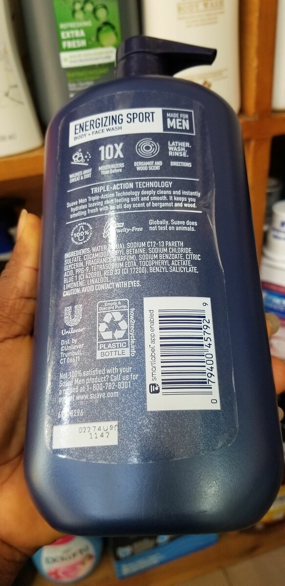 Suave Men Energizing Sport