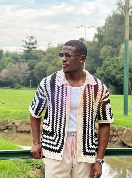 Cardigan en crochet élégant