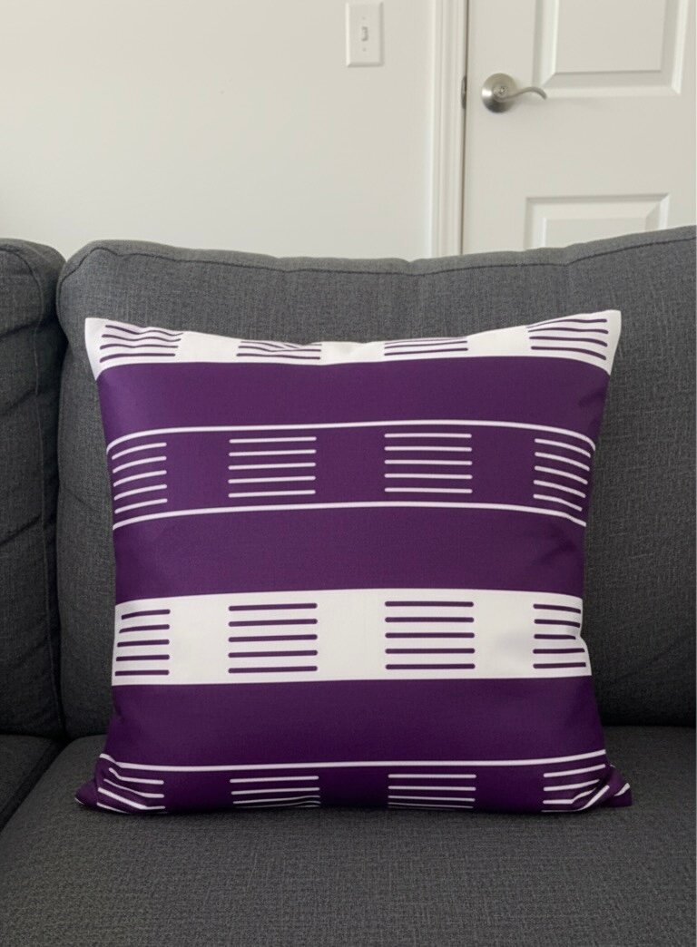 Housse violet moderne