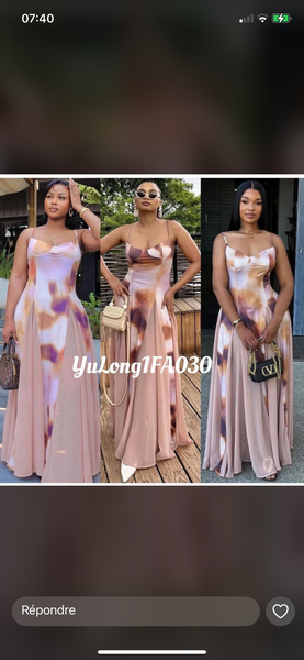 Robe Longue Élegante Femme