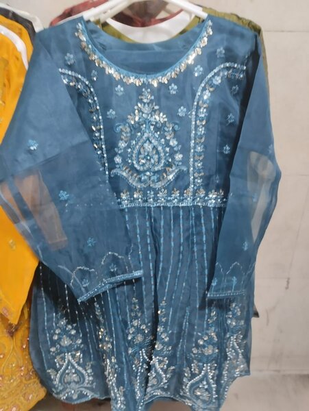 Short frock stone work