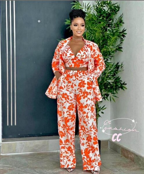 Ensemble Femme Fleurie Élégant