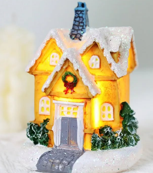 Декоративный домик - светильник