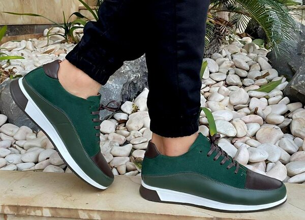 Sneakers vert élégants