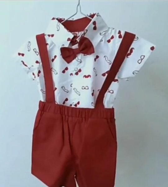 Babyboy lapel Onsie suit / christening