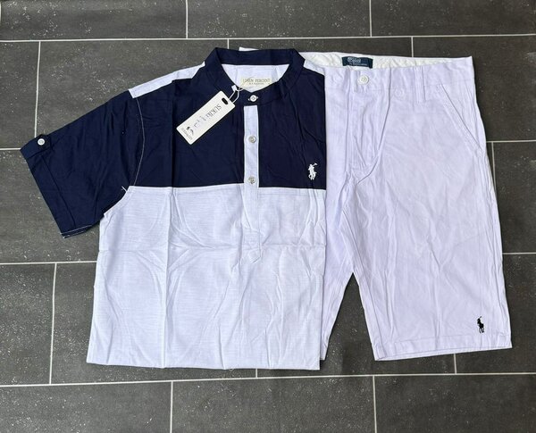 Ensemble polo et short élégant homme