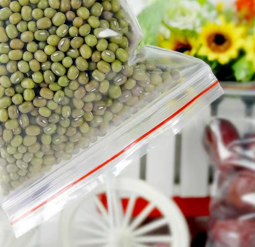 Sachets refermables transparents