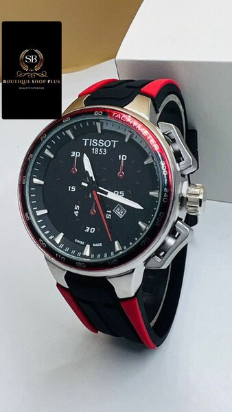 Montre tissiot 1853 bracelet 100% gomme