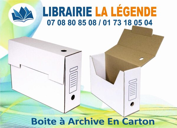 Boîte à Archive en Carton