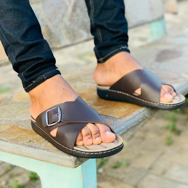 Sandales Homme Cuir Confort