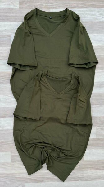 T-shirt en coton vert