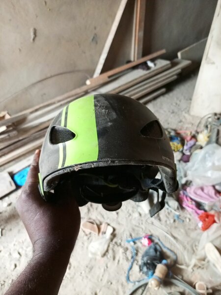 Casque vélo urbain vert-noir
