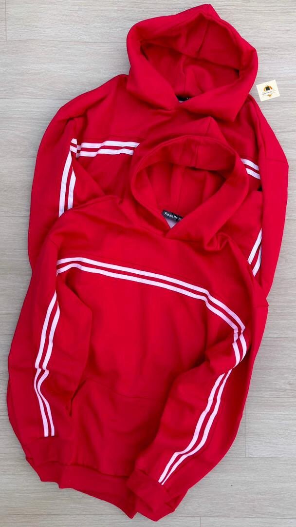 Sweats à capuche rayés