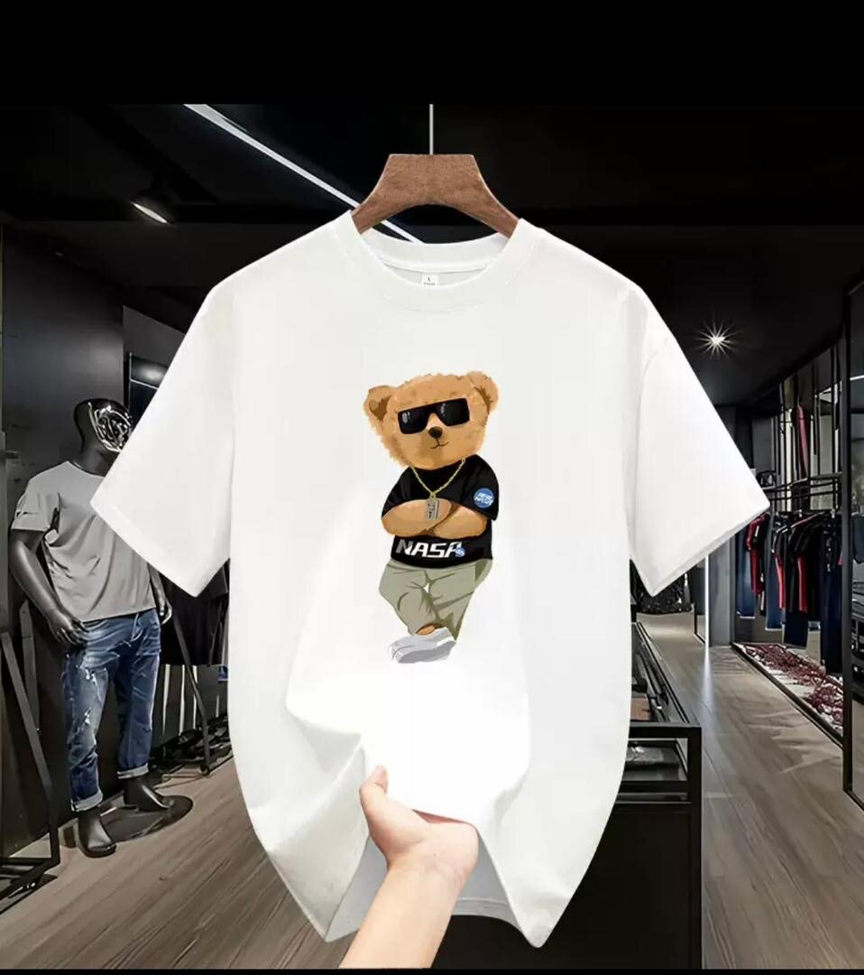 T-shirt homme imprimé ours