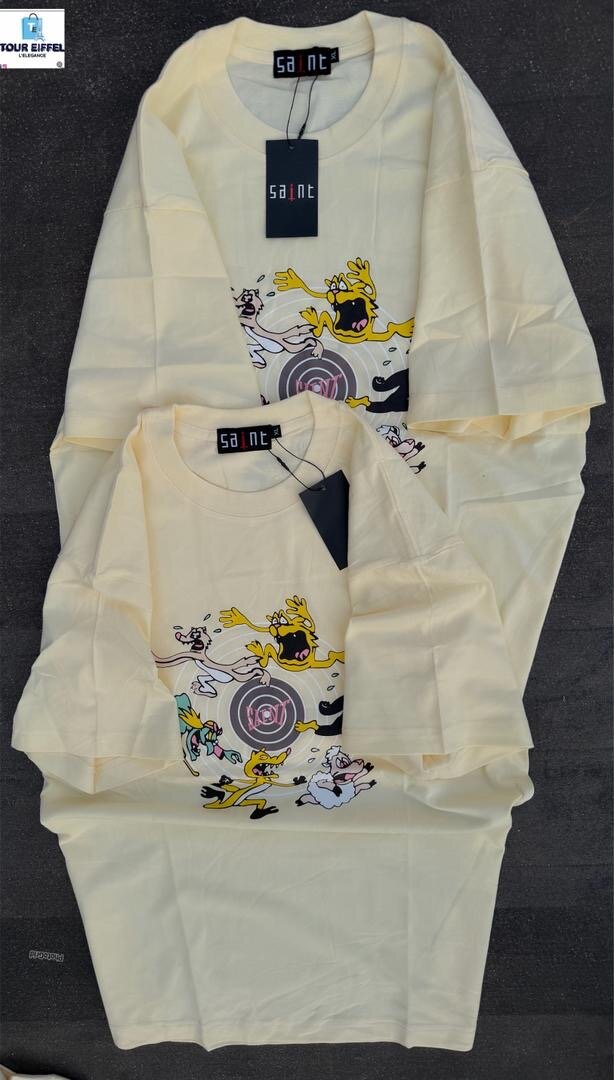 T-shirts en coton imprimé tendance