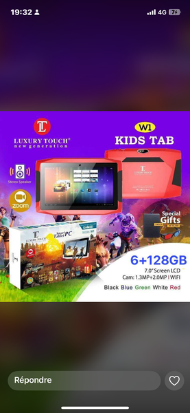 Tablette Enfant 7'' 128GB