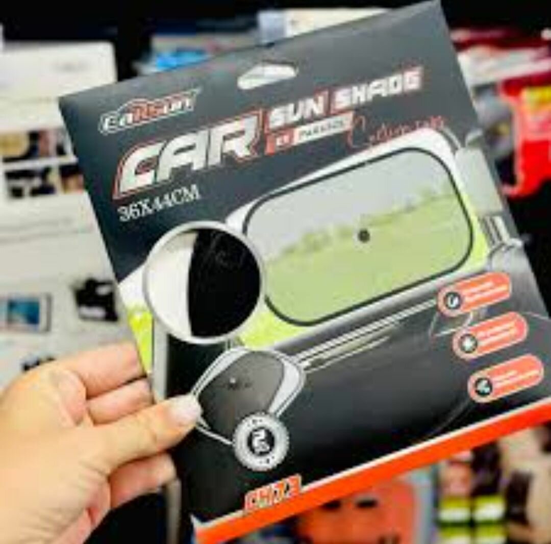 Paire de pare soleil pour vitres latérales