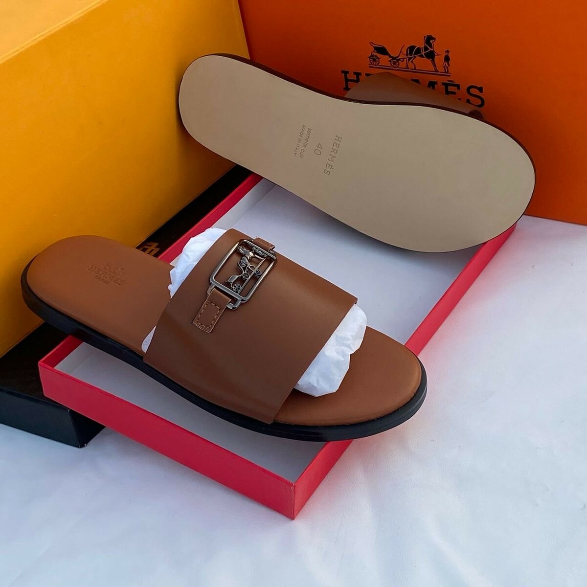 HERMES SLIPPERS