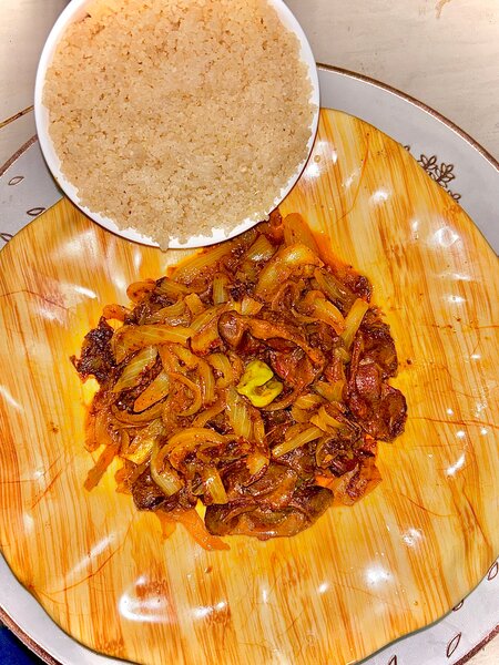 Gésier de poulet sauté