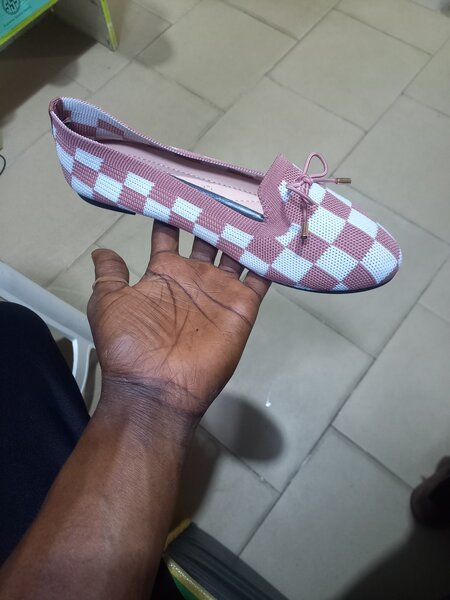 Ballerines à carreaux élégants