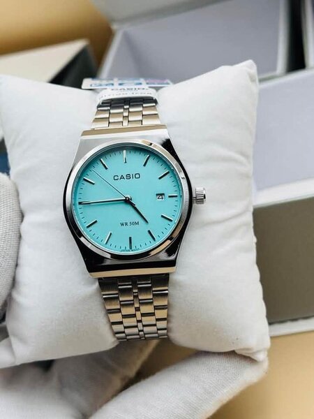 Montre Casio Bleu Étanche