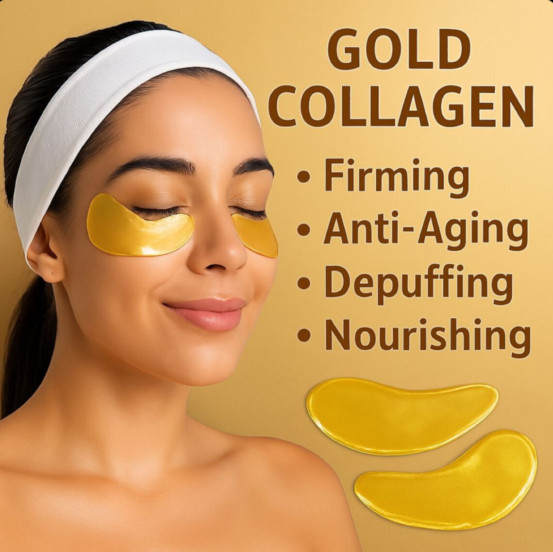 Masque pour les yeux au collagène