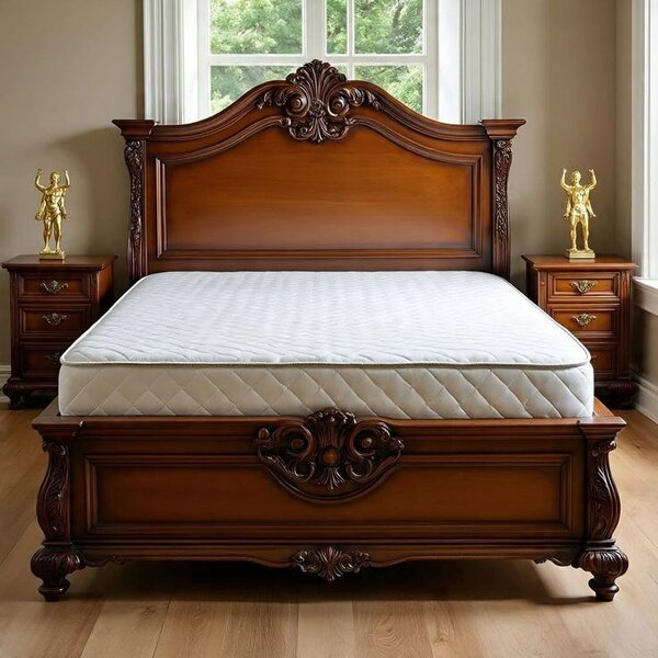 Lit en bois avec rangement