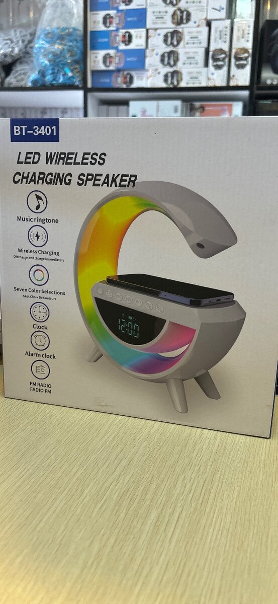 LED WIRELESS CHARGING SPEAKER