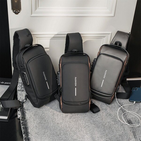 Sacoche bandoulière mode homme