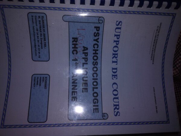 Psychosociologie Appliquée Cours