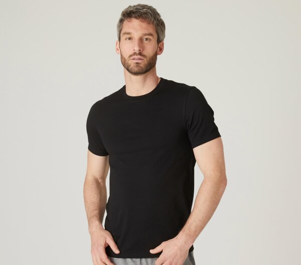 T-shirt noir basique homme