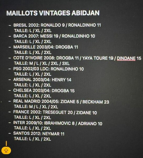 Maillot Vintage Football Célèbre