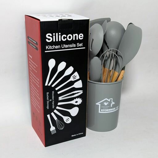 12-Piece Silicone Kitchen Utensil Set '05736