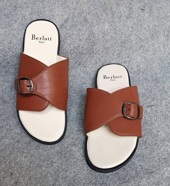 Sandales en cuir élégantes homme