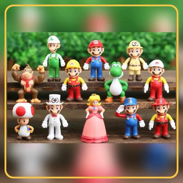 Figurines Super Mario Set