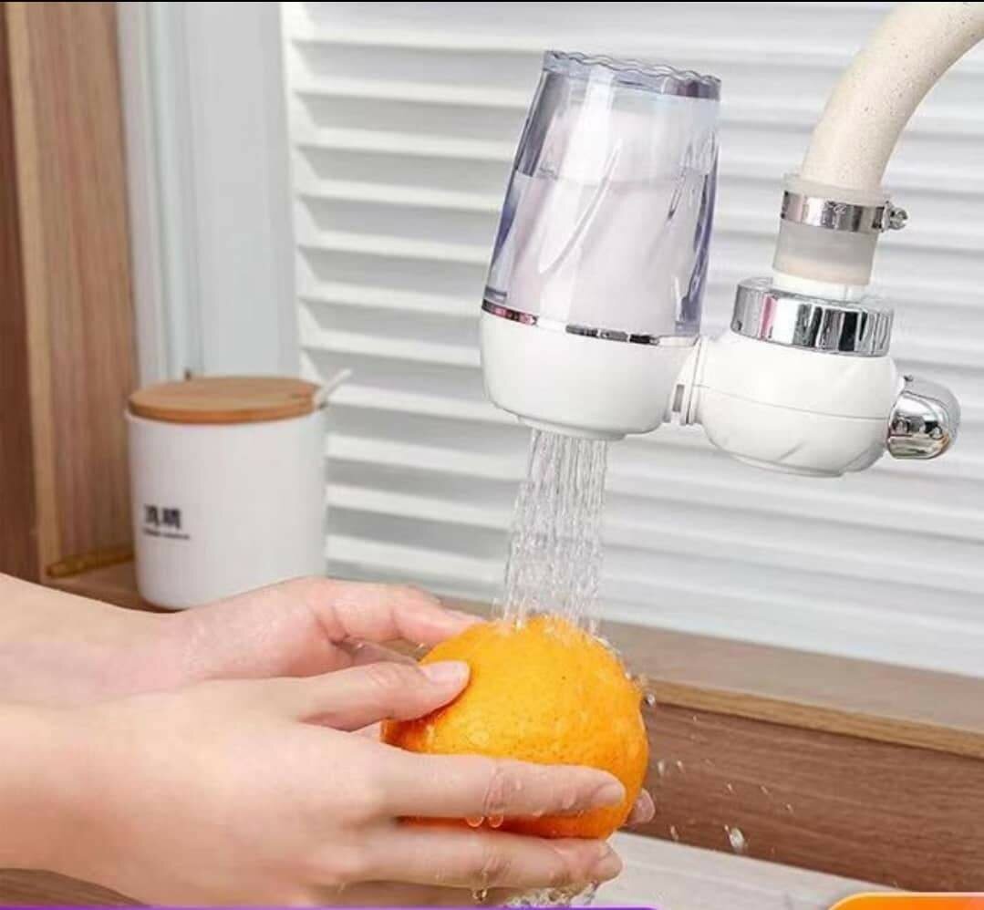 Filtre à eau pour robinet avec double sortie