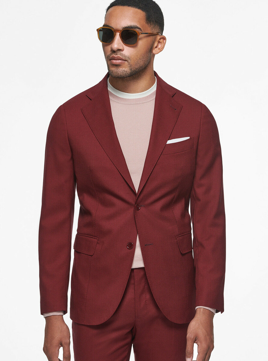 Tissus vitale rouge bordeaux