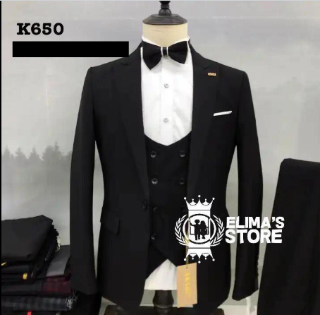 men's suit black
