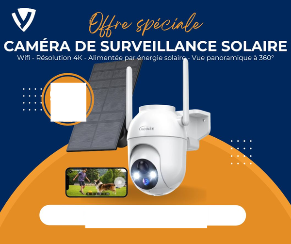 Camera Surveillance WiFi Extérieure sans Fil - 2K Caméra de Surveillance 