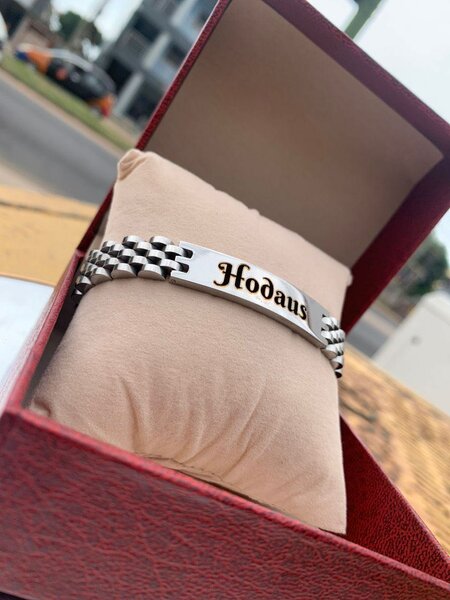 Customized bracelets, bottles etc